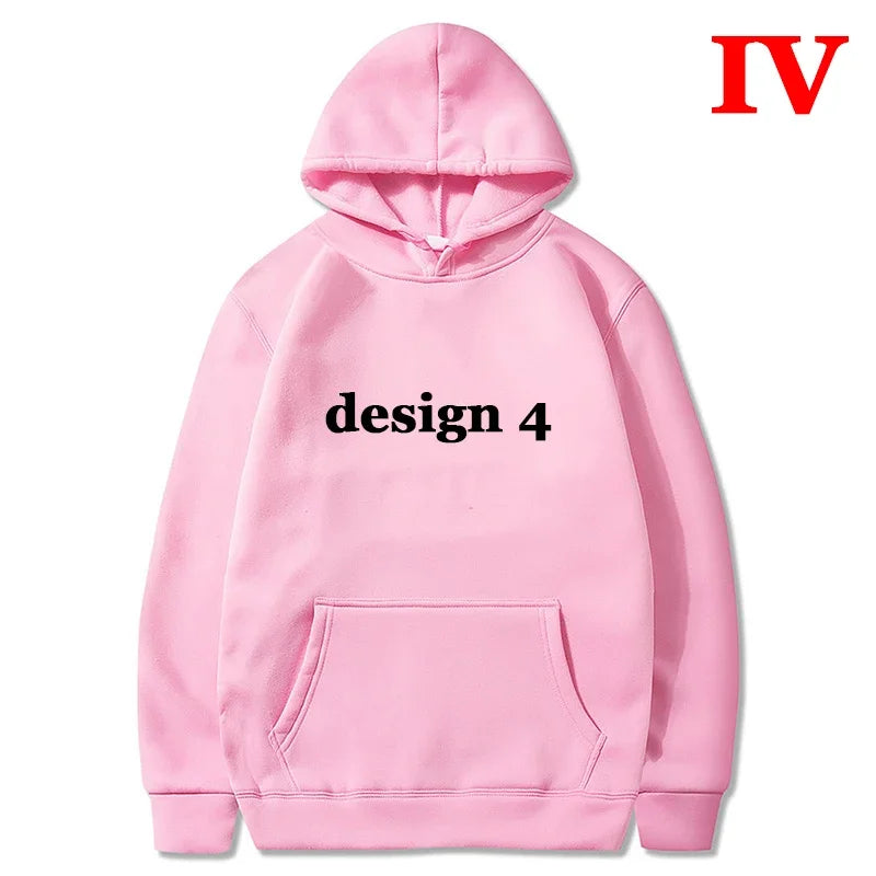 Men Hoodies Loose Casual Clothing Women Fashion Long Sleeve Hooded Pullover Personality Design Streetwear Sweatshirts