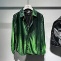 Men's Shirt Long-sleeved Design Niche High-end Fashion Casual Nightclub Shirt No-iron 2026 Loose Type